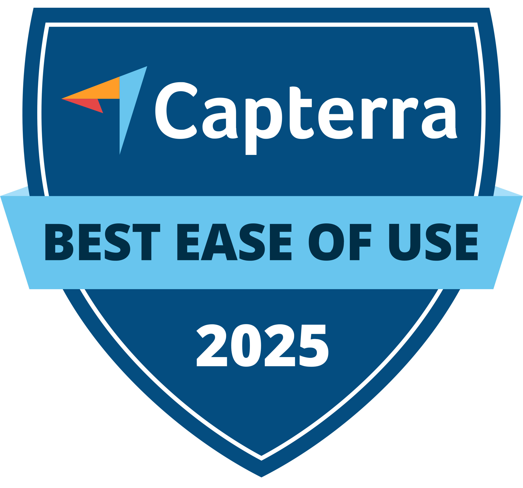 Capterra Best Ease of Use 2025